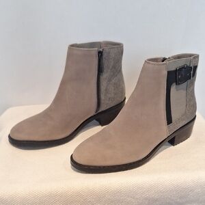 Emu Australia Taupe and Gray Ankle Boots Size 7